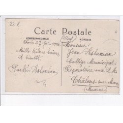 PARIS: 75008 les trous, après un orage sortie du taxi-auto place saint-augustin - très bon état