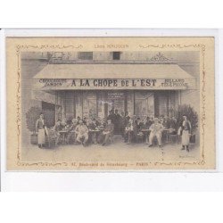 PARIS: 75010, à la chope de l'est, billard, Léon Mauguin - très bon état