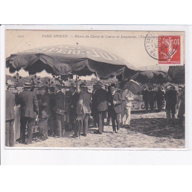 PARIS: 75016, paris sportif, pelouse du champ de course de longchamp, l'établissement - très bon état