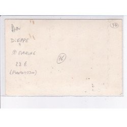 DIEPPE: marine, photo environ 1900, dans le port - très bon état