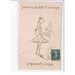 ELBEUF: souvenir des fêtes elbeuviennes, le bouquet d'usage - très bon état