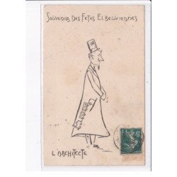 ELBEUF: souvenir des fêtes elbeuviennes, l'architecte - très bon état
