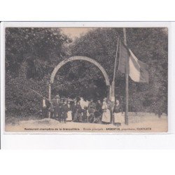 ARGENTIN: restaurant champêtre de la grenouillère, entrée principale - état