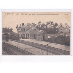 LES IFS: la gare, embranchement pour etretat, train - très bon état
