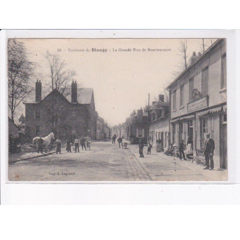 environs de BLANGY: la grande rue de bouttencourt - très bon état