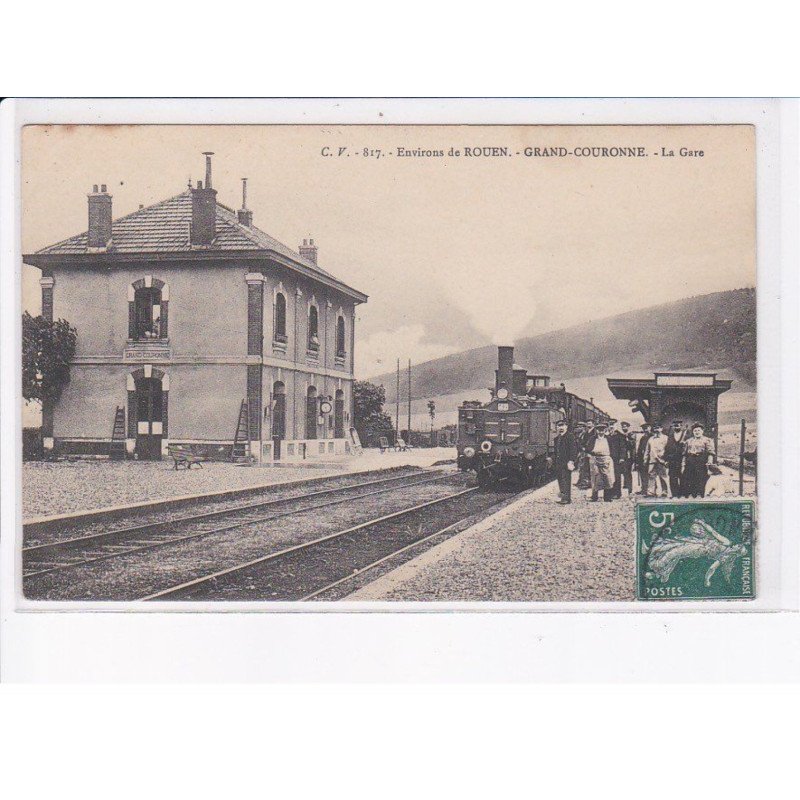 GRAND-COURONNE: la gare - très bon état