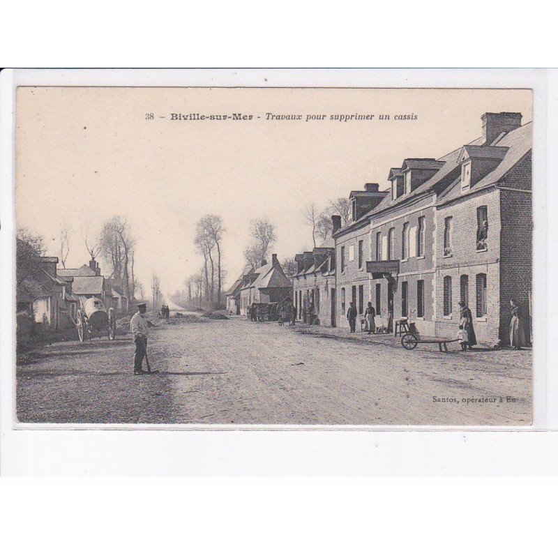 BIVILLE-sur-MER: travaux pour supprimer un cassis - très bon état
