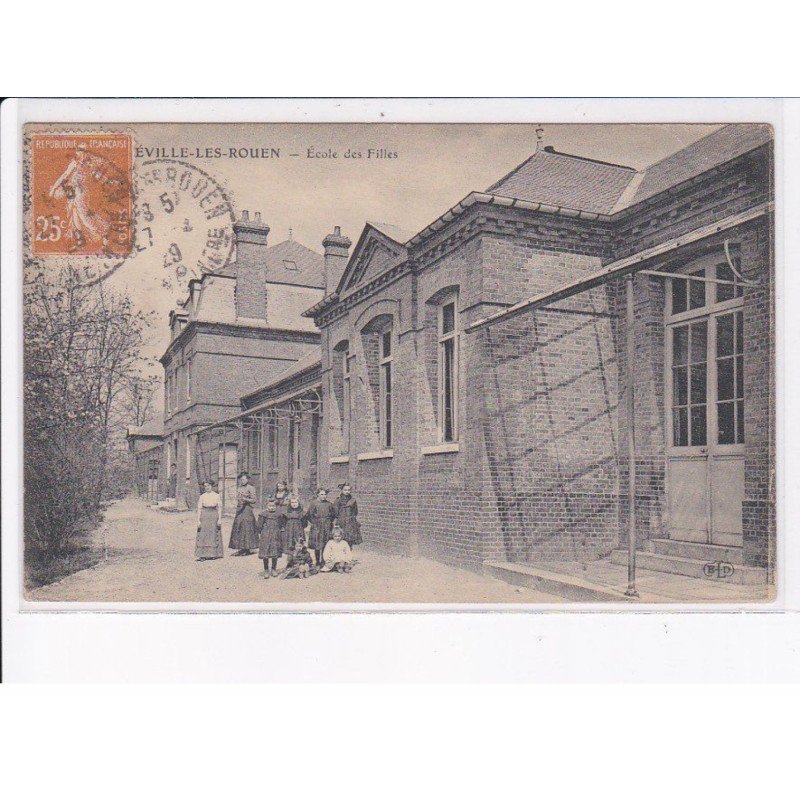 DEVILLE-les-ROUEN: école des filles - état