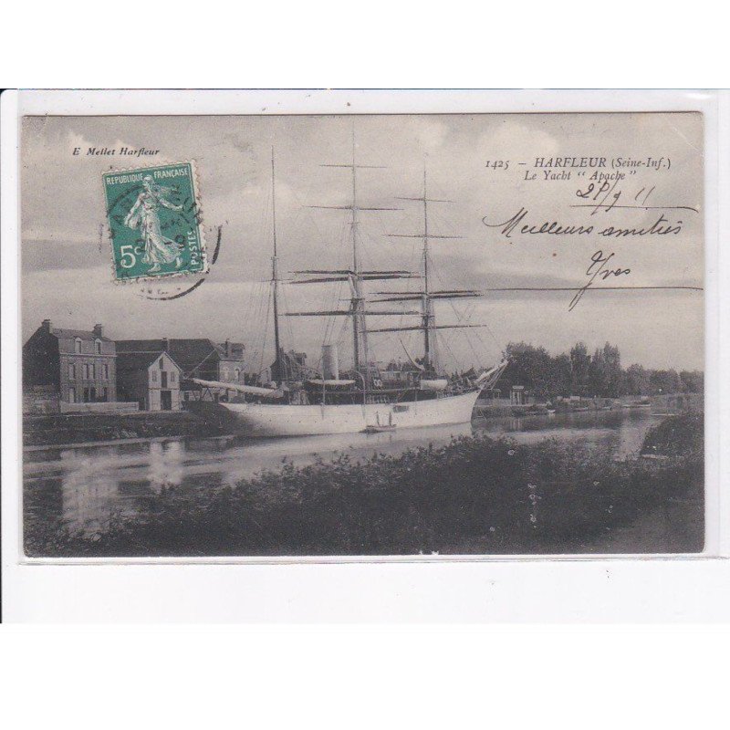 HARFLEUR: le yacht "apache" - état