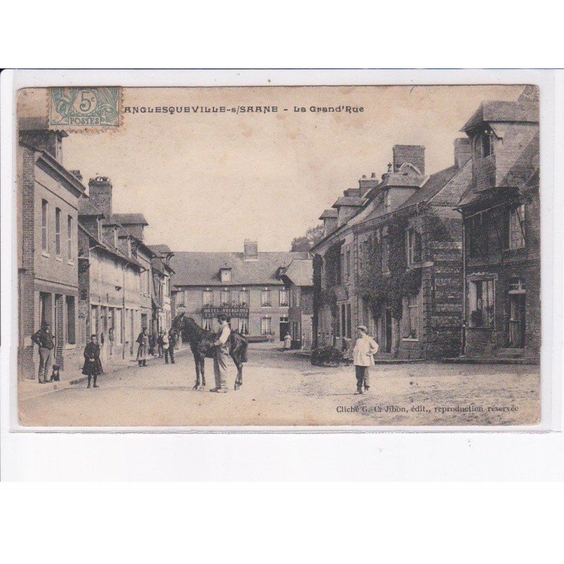 ANGLESQUEVILLE-sur-SAANE: la grand'rue - état