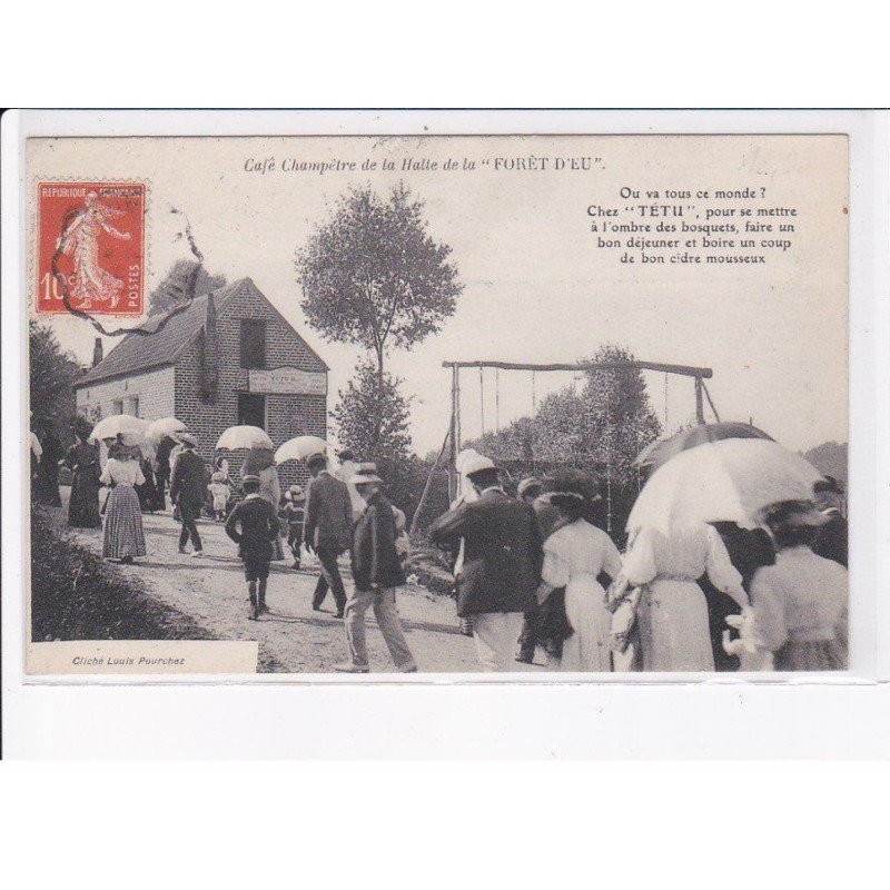 EU: café champêtre de la halte de la forêt d'eu - très bon état
