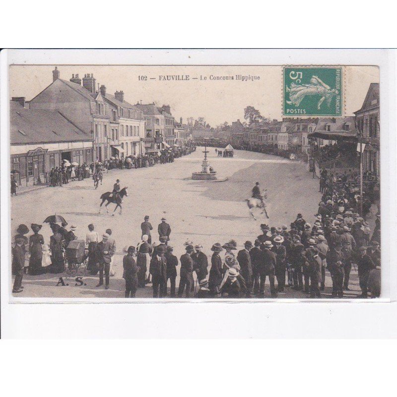 FAUVILLE: le concours hippique - état