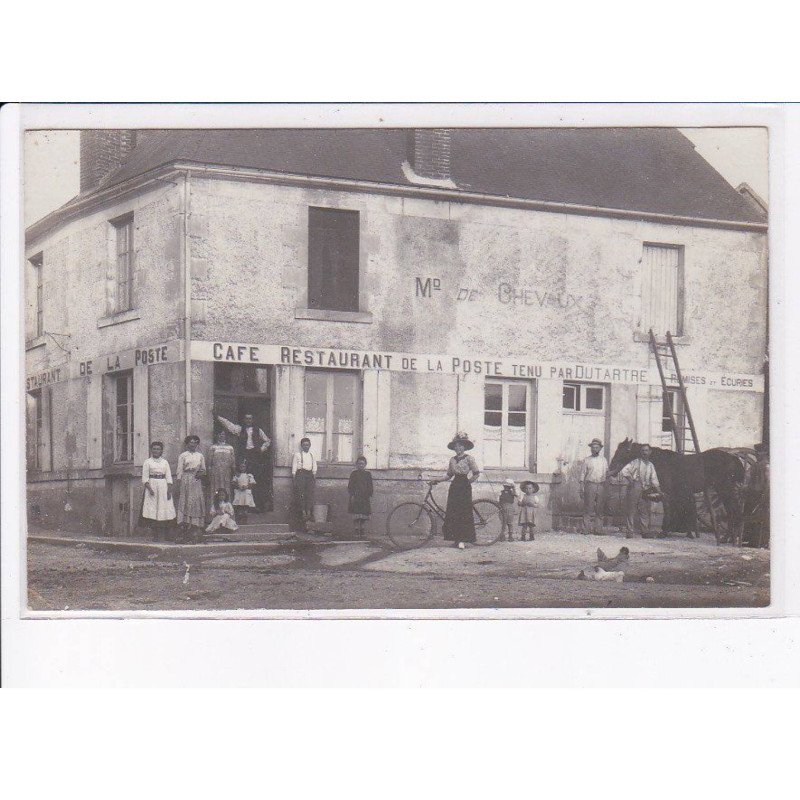 SAINT-LAURENT: marchand de chevaux, café restaurant de la poste tenu par Dutartre - très bon état