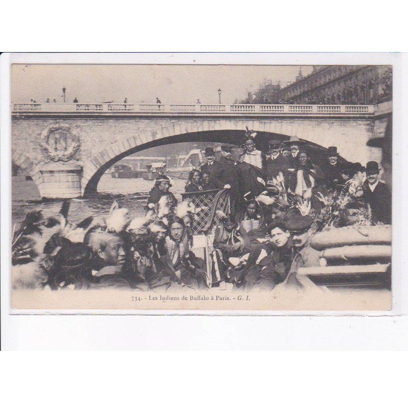 PARIS: cirque, les indiens de buffalo - très bon état