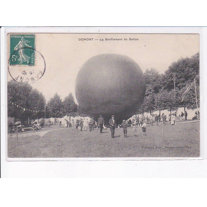 DOMONT: le gonflement du ballon - très bon état