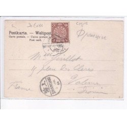 CHINE: NEWCHWANG: public garden, jardin public - état