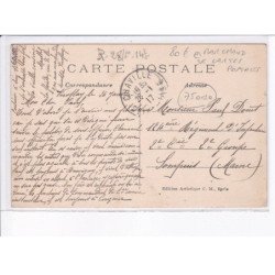 PARIS: 75010, le boulevard denain et la gare du nord, marchand de cartes postales - très bon état