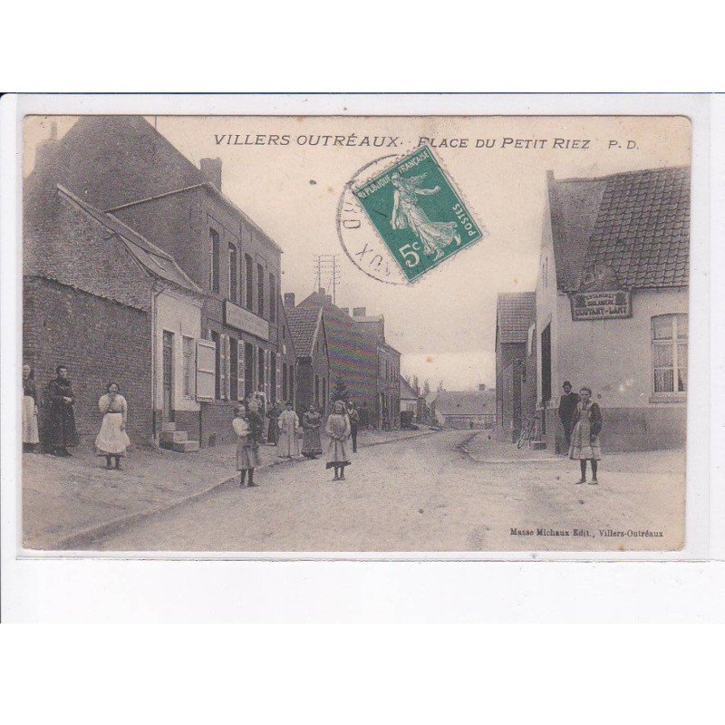 VILLERS-OUTREAUX: place du petit riez - très bon état