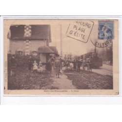 MERVILLE-FRANCEVILLE: la gare, vélo - état