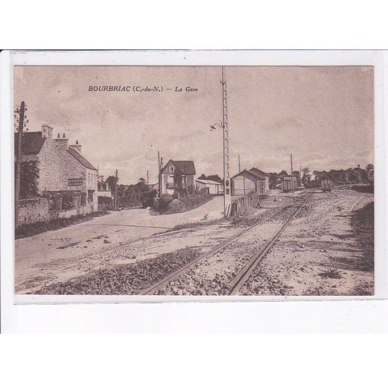 BOURBRIAC: la gare - état