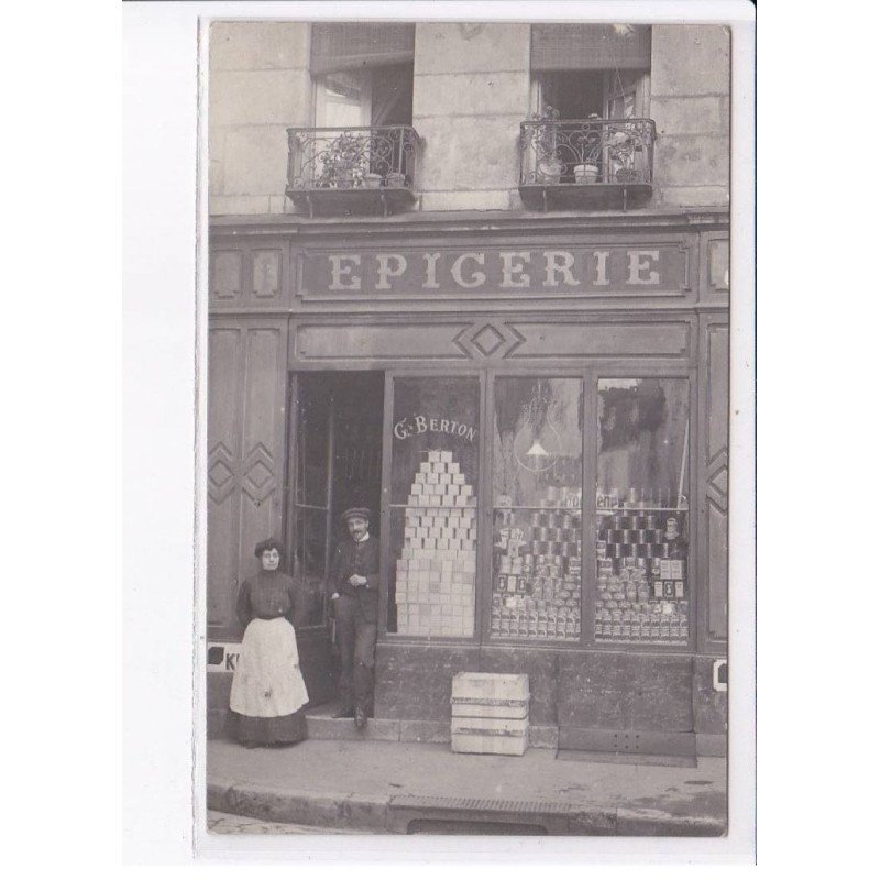 DIJON: 35 rue monge, épicerie, G. Berton - très bon état