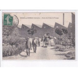 CONDE-sur-NOIREAU: sortie des usines de tissages - état