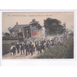 CASTILLY: souvenir des fêtes du 5 juin 1911 - état