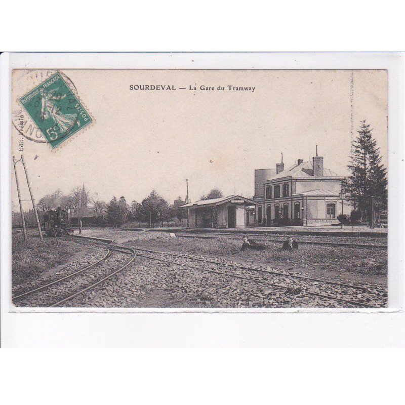 SOURDEVAL: la gare du tramway - état