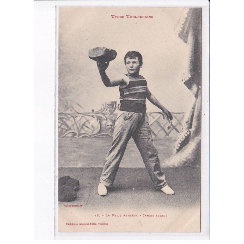 TOULOUSE: le petit athlète, jamais assez! - très bon état