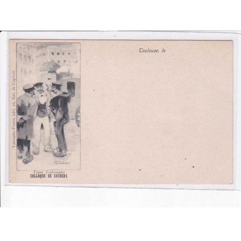 TOULOUSE: colloque de cochers - très bon état