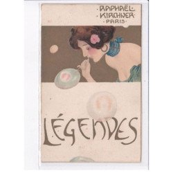 ILLUSTRATEUR: Raphael Kirchner, E-6, légendes - très bon état