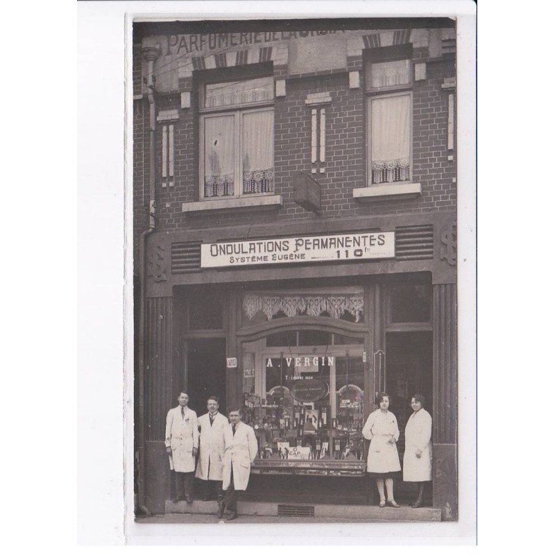 VALENCIENNES: ondulations permanentes, parfumerie, A. Vergin (salon de coiffure - coiffeur) - très bon état