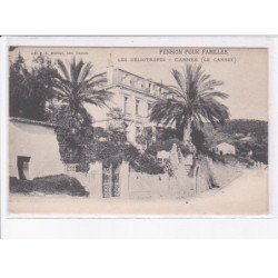 CANNES: les héliotropes, pension pour familles, menu - très bon état