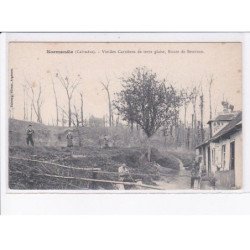 CALVADOS: vieilles carrières de terre glaise, route de beuvron - très bon état