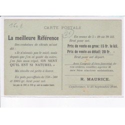CAMBREMER: rené maurice apiculteur, les ruchers maurice, contreville - très bon état