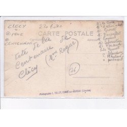 CLECY: fête, centenaire - état