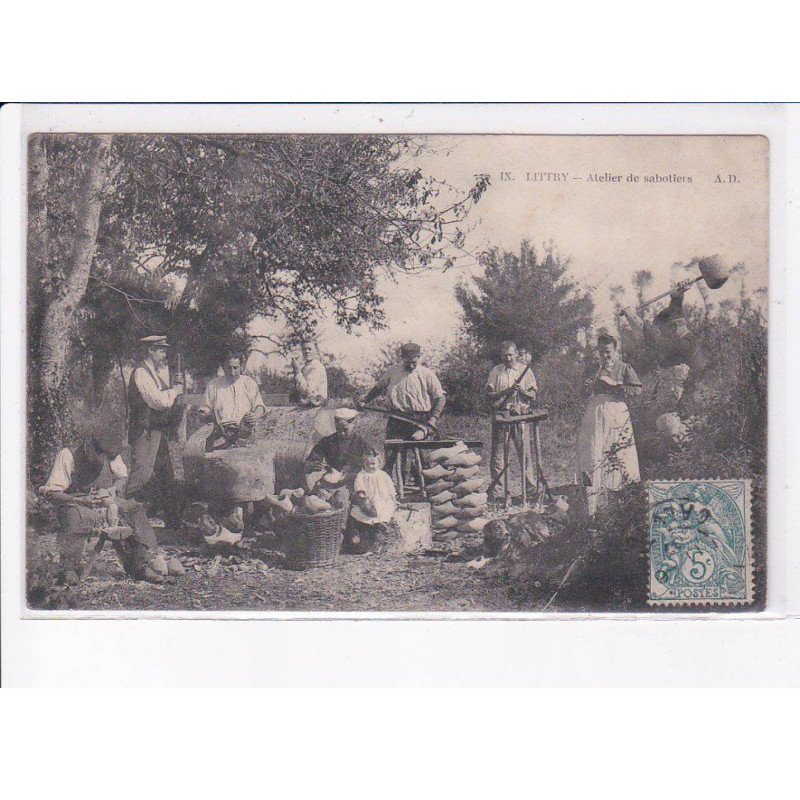 LITTRY: atelier de sabotiers - état
