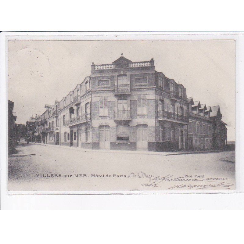VILLERS-sur-MER: hôtel de paris - très bon état