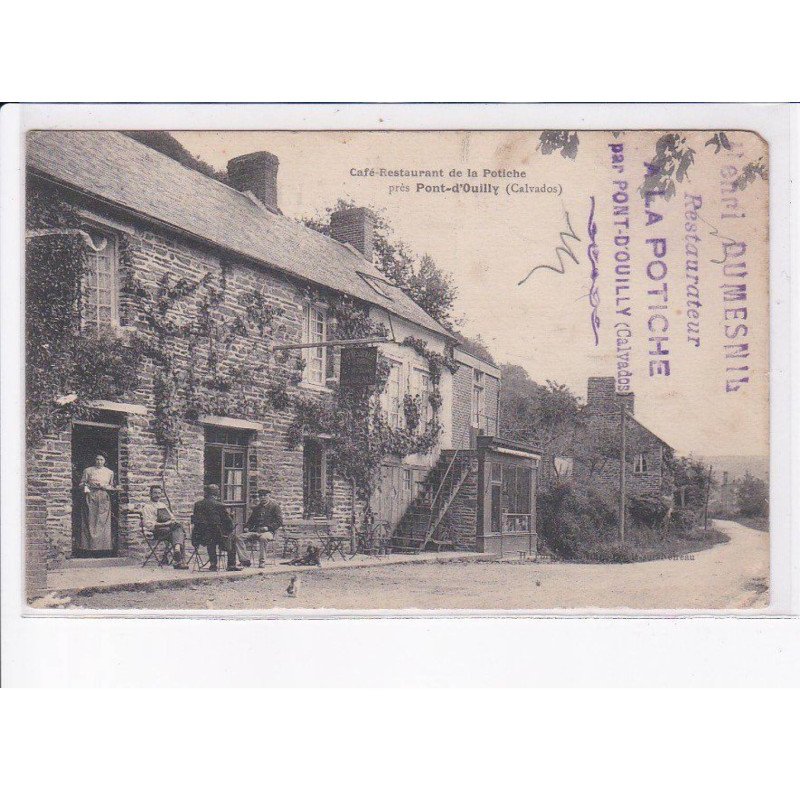 près PORT-D'OUILLY: café-restaurant de la potiche - état