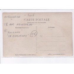 ANGOULEME: 18 rue aguesseau, journal "la charente" - très bon état