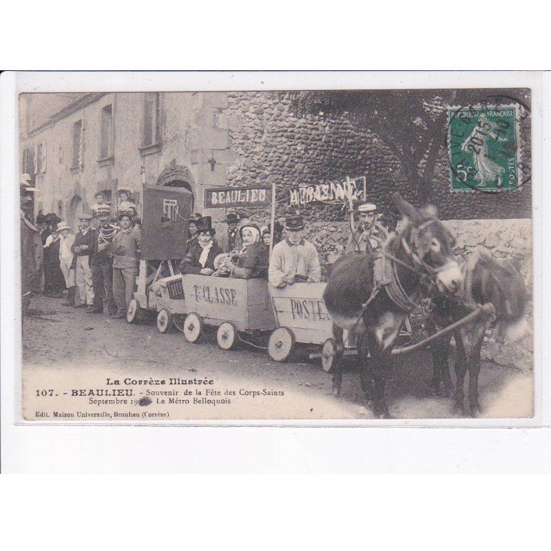 BEAULIEU: souvenir de la fête des corps-saints, le métro belloquois - très bon état