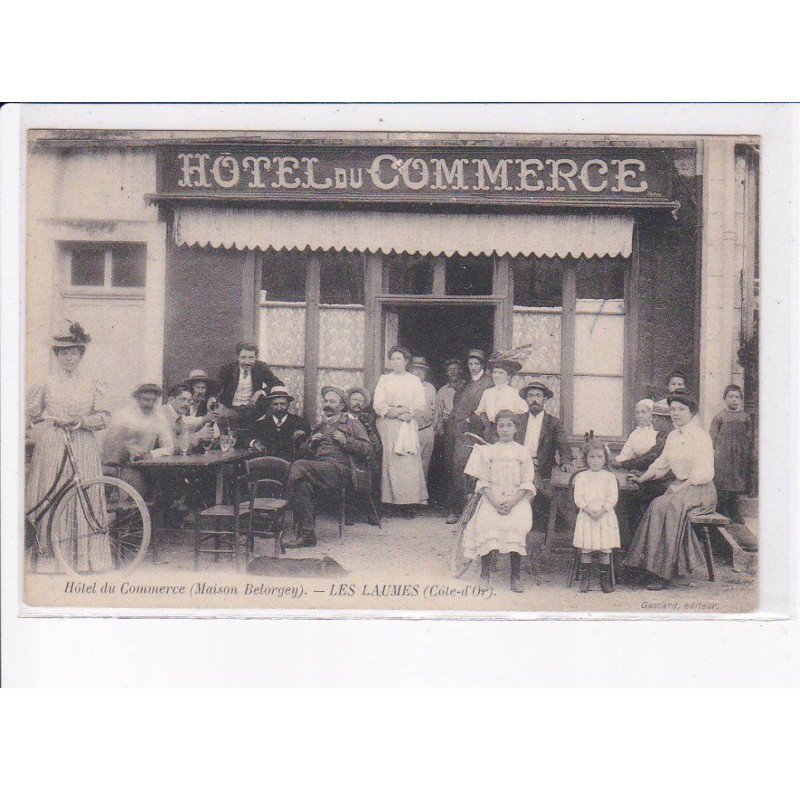 LES LAUMES: hôtel du commerce, maison belorgey - état
