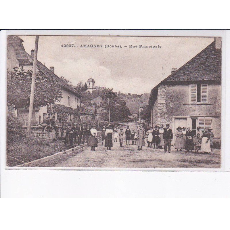 AMAGNEY: rue principale - état