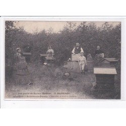 BAZOCHE-en-DUNOIS: une partie du rucher moderne E. Bellenou, apiculteur - état