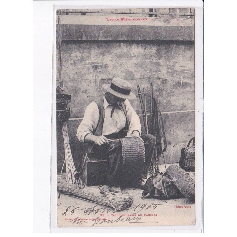 HAUTE GARONNE: raccomodeur de paniers - très bon état
