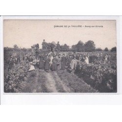 BOURG-sur-GIRONDE: domaine de la thuilière, vendanges - très bon état
