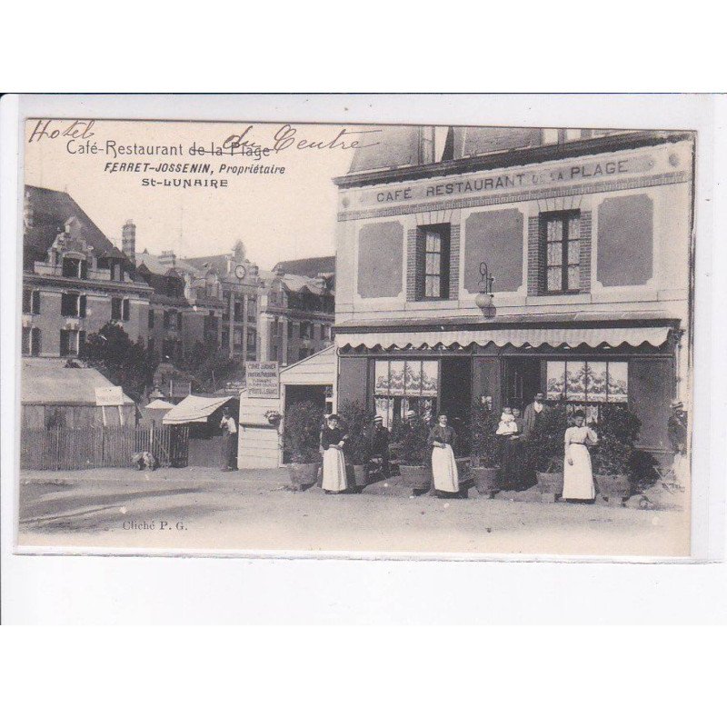 SAINT-LUNAIRE: café-restaurant de la plage - très bon état