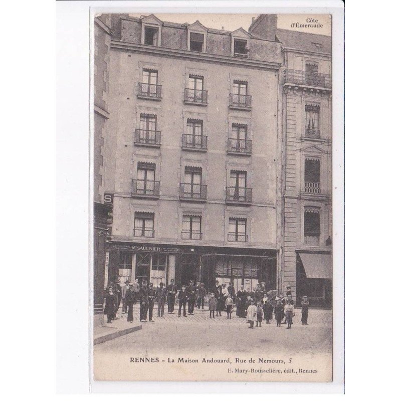 RENNES: la maison andouard, rue de nemours - très bon état