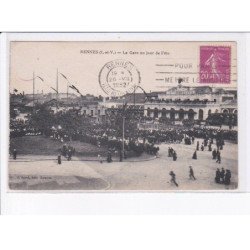 RENNES: la gare un jour de fête - très bon état