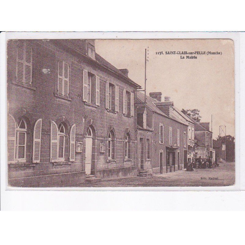 SAINT-CLAIR-sur-PELLE: la mairie - état